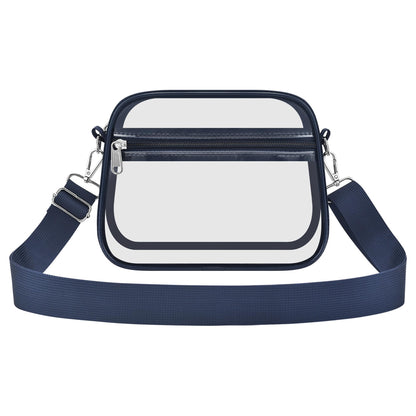 Clear Bag for Stadium Events Clear Sports Fan Handbags Purses with Adjustbale Strap for Concerts Festivals Game Day