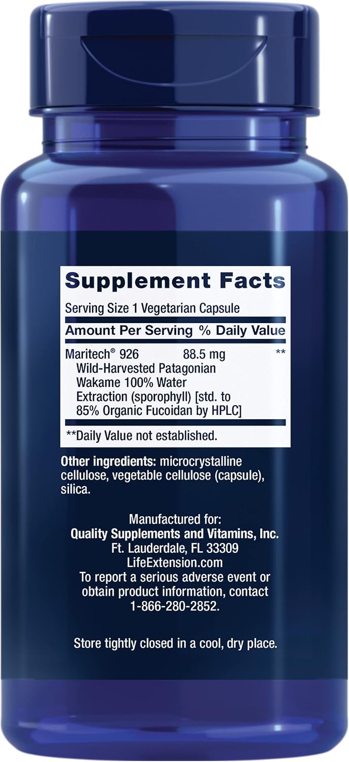 Life Extension Optimized Fucoidan w/ Maritech 926, 60 veggie caps