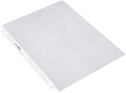 Amazon Basics Klarsichthüllen, oben offen, für A4 Ringbuch, Polypropylen, 21,59 cm x 27,94 cm, 200 Stück