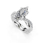 1-5 Carat 14K 18K Gold Platinum/Silver Marquise Cut 6 Prong Split Shank Lab Grown Diamond Ring Engagement Anniversary Wedding IGI Certified Promise Rings for Women (1-5 Ct, F-G Color, VS1-VS2 Clarity)