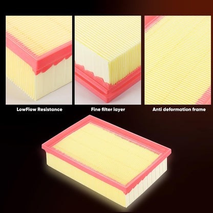 CA10262 Engine Air Filter Fit Ford Expedition/F150/F250/F350 (2007-2021) & Lincoln Navigator Replaces FA1883, 7C3Z9601A, A35642