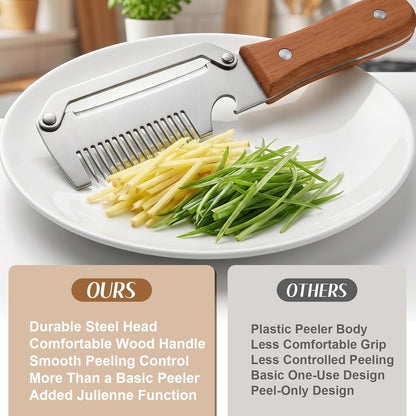 3-in-1 Kitchen Game-Changer: The Ultimate Multi-Functional Vegetable Peeler