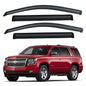 Window Visors Rain Guards for 2015-2026 Ford F150 SuperCrew & 2017-2026 F-150 Raptor F250 F350 F450 F550 Super Duty Crew Cab, Out-Channel Window Vent Deflectors Visors Shades Protectors