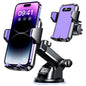 VANMASS【85+LBS Strongest Suction & Military-Grade Ultimate Car Phone Mount【Patent & Safety Certs】 Cell Phone Holder for Dash Windshield Vent for iPhone 17 Pro Max Automobile Accessory Kits,Ink Black