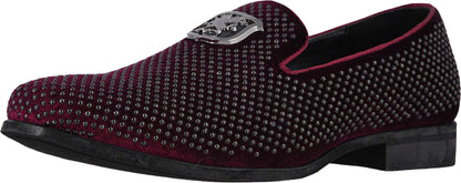 Stacy Adams Men's Swagger Studded Ornament Slip-on Driving Style Loafer