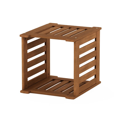 Furinno FG17478 Tioman Outdoor Patio Furniture Hardwood Potting Bench, Natural