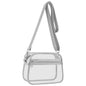 Clear Bag for Stadium Events Clear Sports Fan Handbags Purses with Adjustbale Strap for Concerts Festivals Game Day