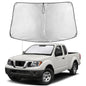 EcoNour Car Windshield Sunshade | Blocks 99% Heat & Keeps Interior Cool | Universal Fits Cars, SUVs, Trucks | Automotive Sun Screen, Visor & Car Accessories for Summer | Medium (64x32 Inches)