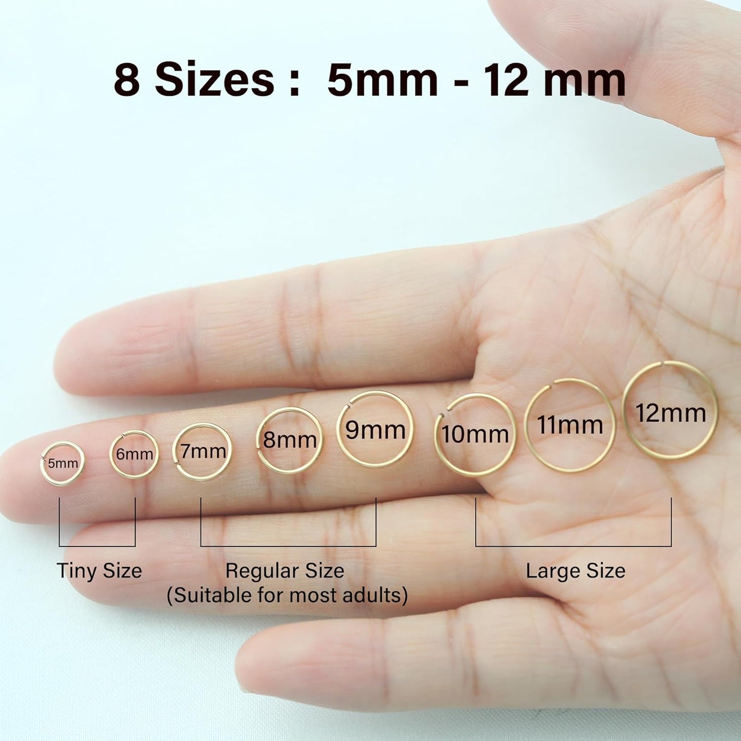 Thin Nose Rings Hoops for Women/Men: A Simple yet Elegant Addition
