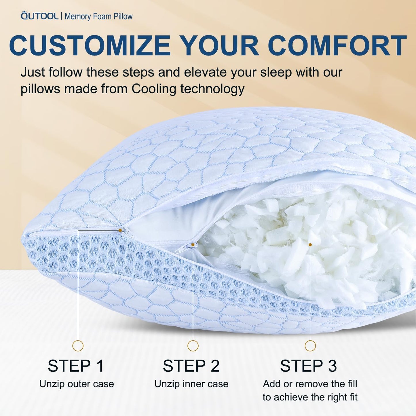 Upgrade Your Sleep with QUTOOL's Cooling Pillows