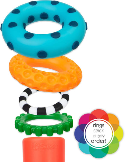 Sassy Stacks of Circles: A Fun and Educational STEM Toy for Little Ones