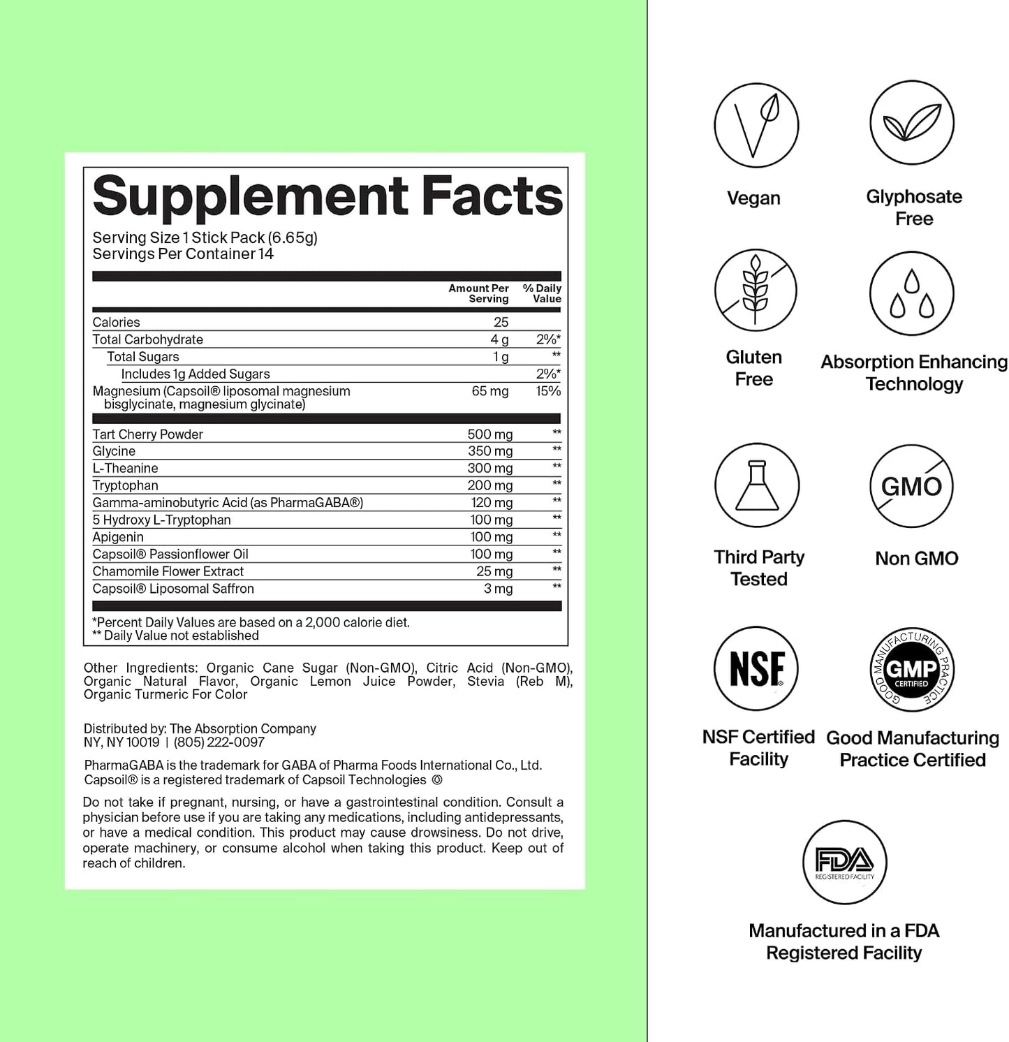 Electrolyte Powder Packets - Workout Recovery & Hydration Drink - Mango Lemonade & Sleep Aid Powder - Free Natural Supplement to Reduce Stress and Improve Sleep Quality Chamomile Lemonade (14 Sticks)