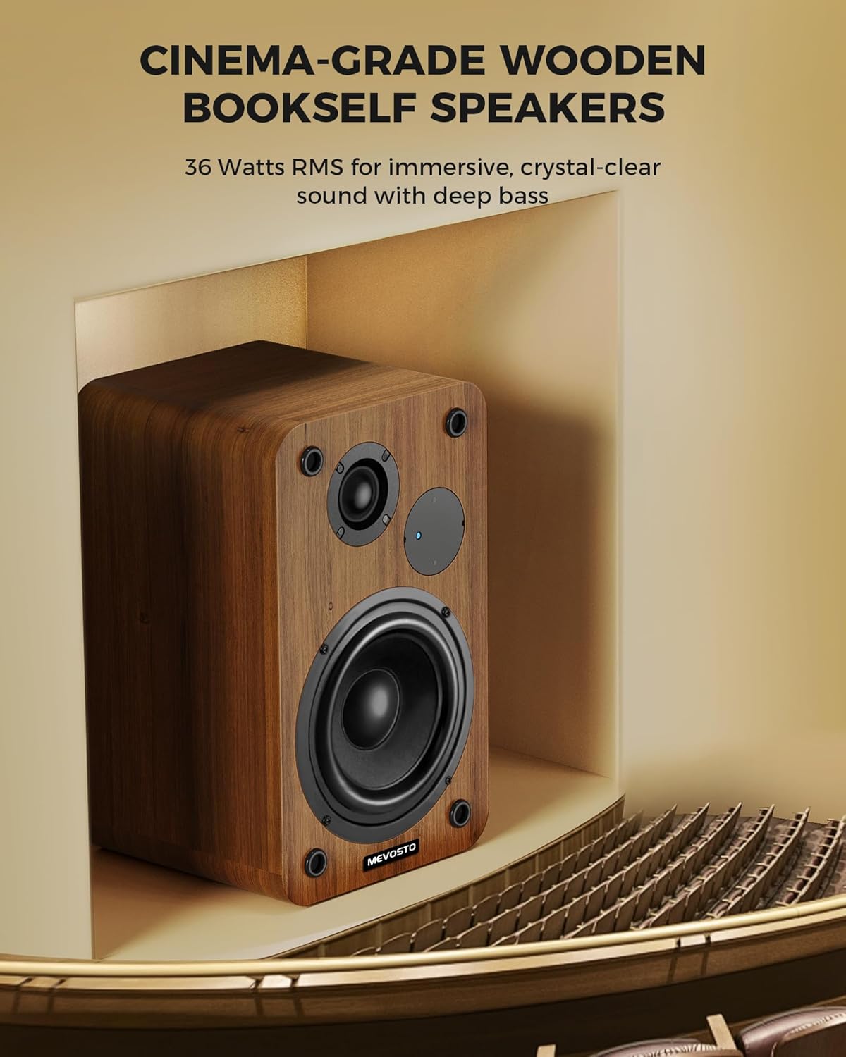 Upgrade Your Sound: MEVOSTO Active Bookshelf Speakers Review