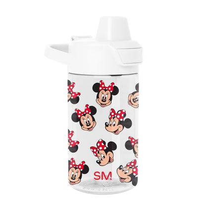 Simple Modern Peppa Pig Kids Tritan Plastic Summit Water Bottle | 12 oz BPA-Free Cup with Covered Leak Proof Straw Lid for Girls, Toddlers | Bubbles