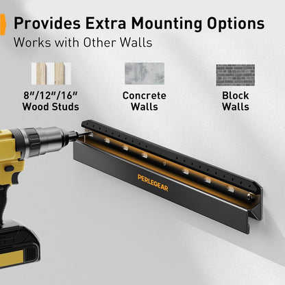 Perlegear Heavy Duty Fixed TV Wall Mount for 42"-115" TVs up to 225 lbs, Low Profile TV Mount Fits 16", 24", 32" Studs, One-Piece Bracket with Magnetic Pull Tabs, Max VESA 800x600mm