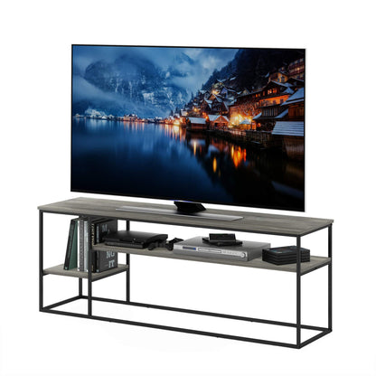 Furinno TOMI TV Stand, 5-Cube Entertainment Center with Open Shelf, Reversible TV Console, for Living Room, Bedroom, Home Office, Green