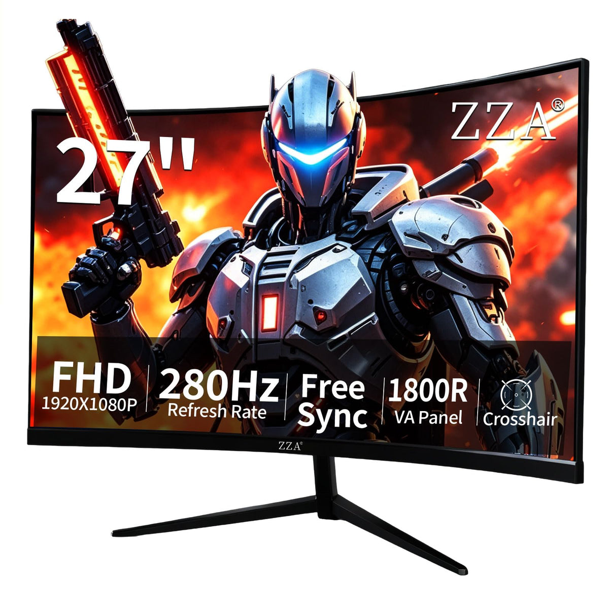 ZZA Gaming Monitor 27 Inch -34inch Curved Monitor