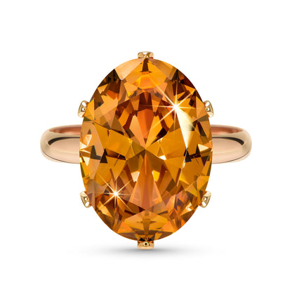 Linawe Cubic Zirconia Imitation Diamond Moissanite Rings for Women, 14K Gold/Rose Gold/Silver Adjustable Chunky Ring, Costume Rhinestone Jewelry for Wedding Engagement