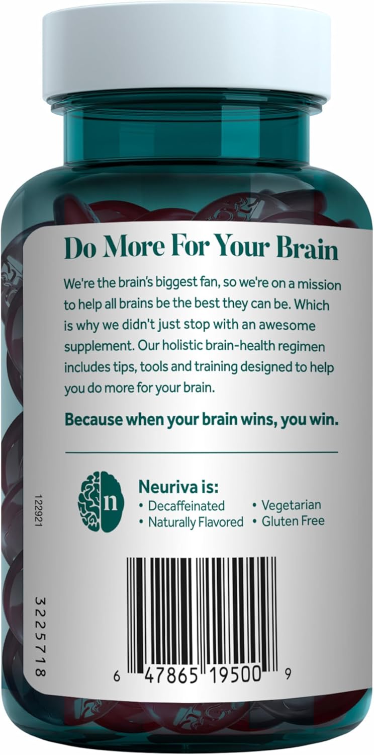 Neuriva Neuriva Brain Performance - Original Gummies 12/50 Ct., Strawberry, 50 Count