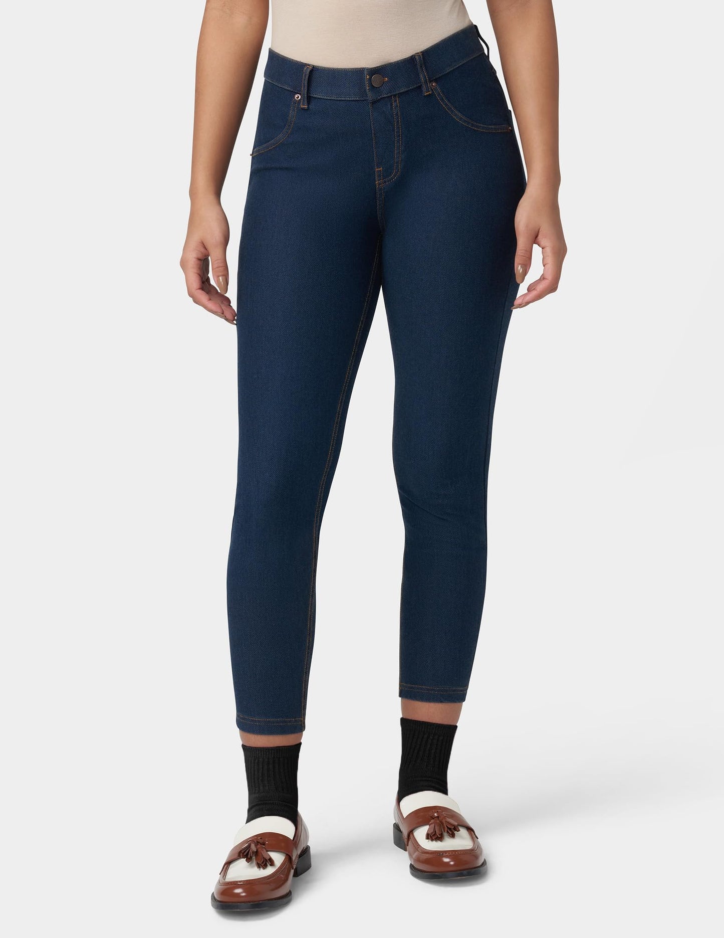Hue Damen Mini-Crew-Socken, 6er-Pack, Weiß, Einheitsgröße