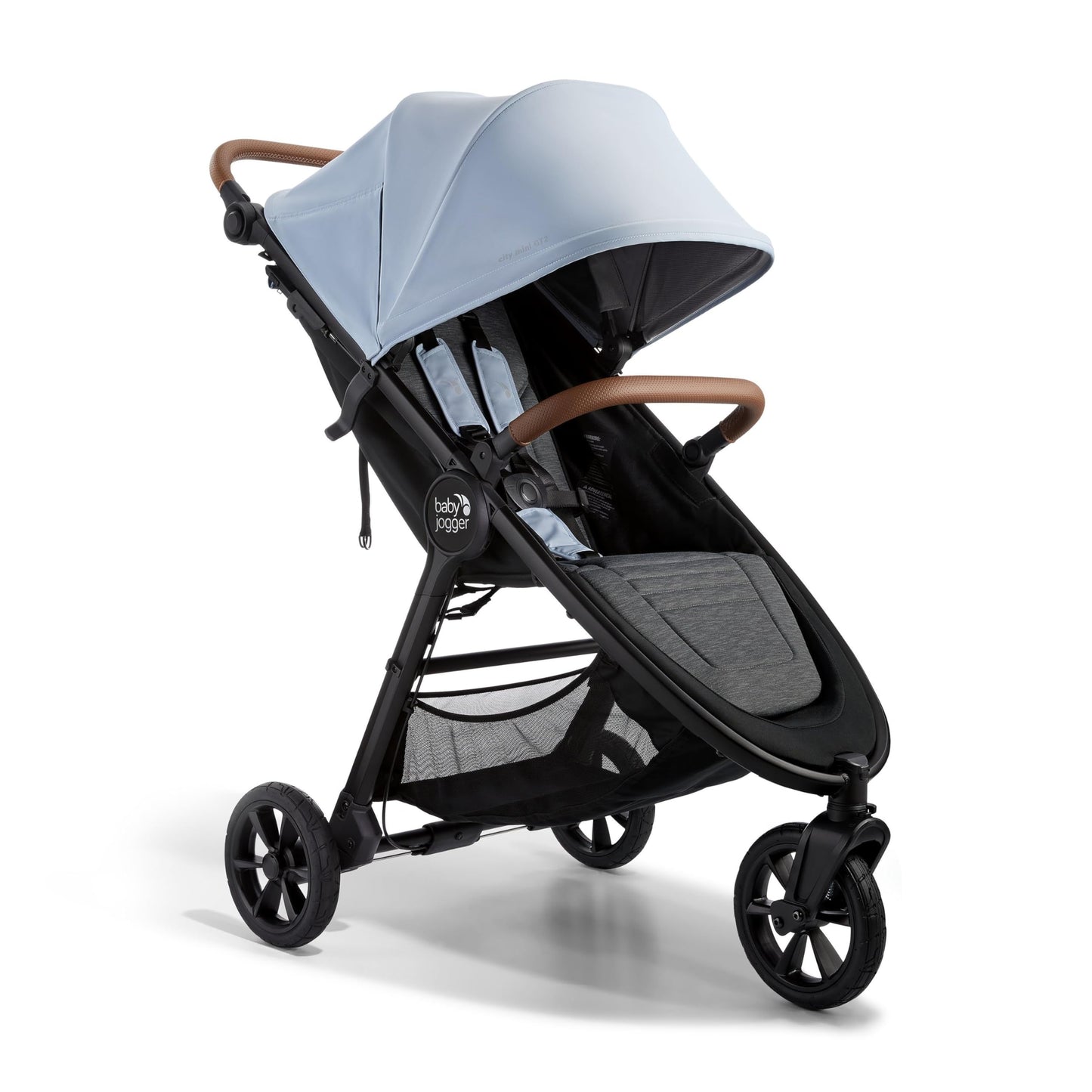 Baby Jogger® City Mini GT2 All-Terrain Double Stroller, Forever Air Rubber Tires, All-Wheel Suspension, Twin Stroller with Belly Bar, Leatherette Handlebar, Premium Fabric, Amazon Exclusive Pike Color