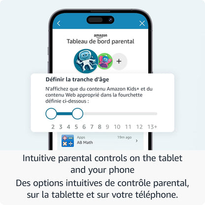 Amazon Fire HD 8 Kids tablet, includes kid-proof bumper for ages 3-5, ad-free content with parental controls, 13-hr battery, 32GB, Blue, newest model