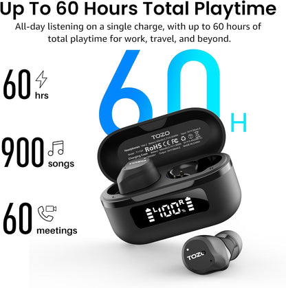 TOZO NC9 Hybrid Active Noise Cancelling Wireless Earbuds Review