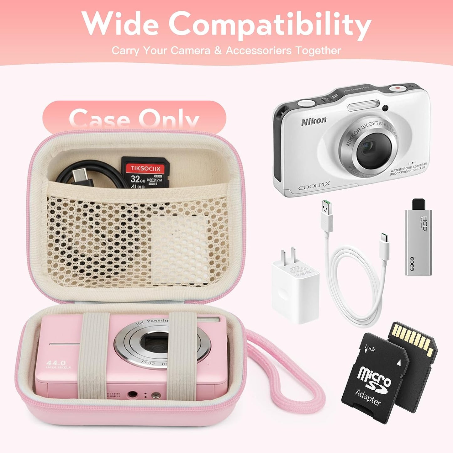 CVVD Digital Camera Case: A Protective and Stylish Companion for Your Kodak or Canon Camera