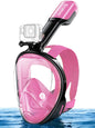 Greatever Full Face Snorkel Mask, Snorkeling Gear for Adults with Latest Dry Top Breathing System and Detachable Camera Mount, Foldable Snorkel Mask Adult, Snorkels Anti-Fog & Anti-Leak