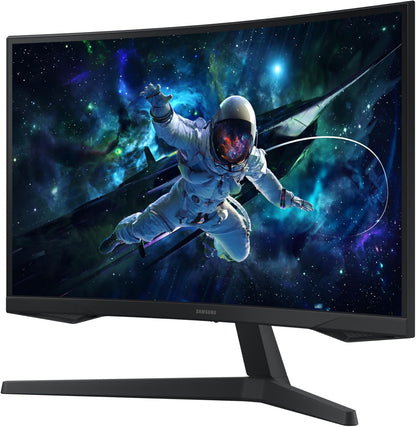 Samsung Odyssey 27 inch Curved Gaming Monitor (2,560 x 1,440) G55C QHD 165 Hz 1 ms, HDR10, FreeSync, Eye Saver Mode, 1000R Curvature- LS27CG550ENXZA