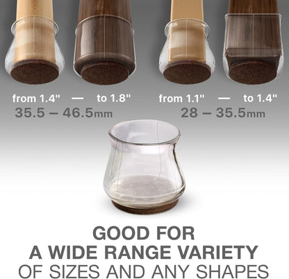 Felt Pads X-PROTECTOR - Giant 235 Pack Premium Furniture Pads. Huge Quantity Felt Furniture Pads Wood Floor Protectors for Furniture Feet – Best Hardwood Floor Protectors. Protect Your Wood Floors!