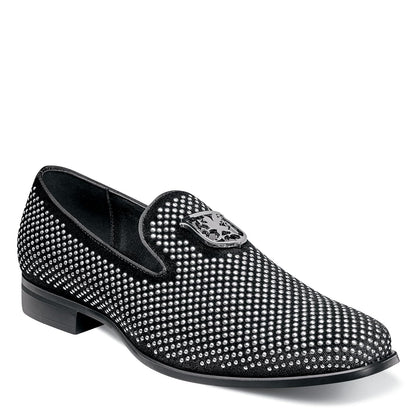 Stacy Adams Men's Swagger Studded Ornament Slip-on Driving Style Loafer