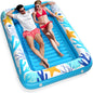 Jasonwell 4 in 1 Inflatable Tanning Pool Lounger Float - Sunbathing Lounge Floatie Raft Toys, Water Filled Tanning Bed Mat Pad Blow Up Kiddie Pool with Ball Pit for Adult, Kids (L)