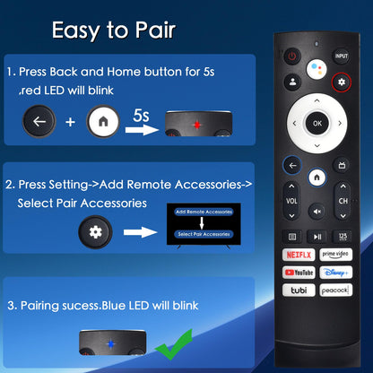 Replacement for Apple TV Remote,for Apple 4K/ Gen 1 2 3 4/ HD,A2169 A1842 A1625 A1427 A1469 A1378 A1218