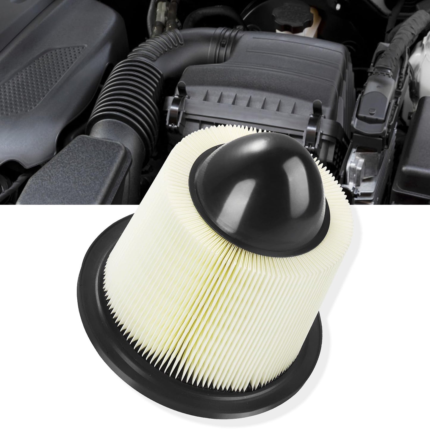 CA10262 Engine Air Filter Fit Ford Expedition/F150/F250/F350 (2007-2021) & Lincoln Navigator Replaces FA1883, 7C3Z9601A, A35642