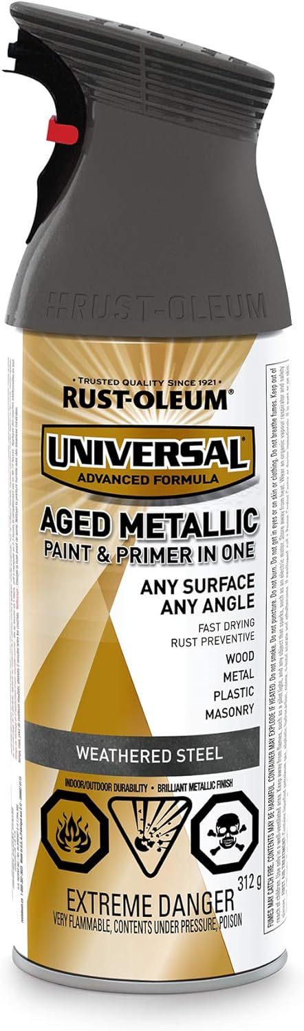 Aged Metal Finish Weathered Steel