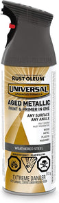 Aged Metal Finish Weathered Steel