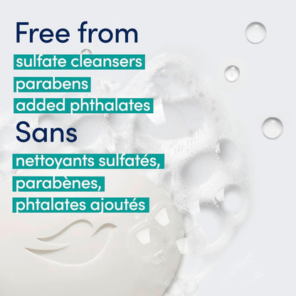 Dove Beauty Bar spendet mehr Feuchtigkeit als Stückseife für weichere Haut, ohne Duftstoffe, hypoallergen für empfindliche Haut mit sanfter Reinigung 106 g 12 Stück
