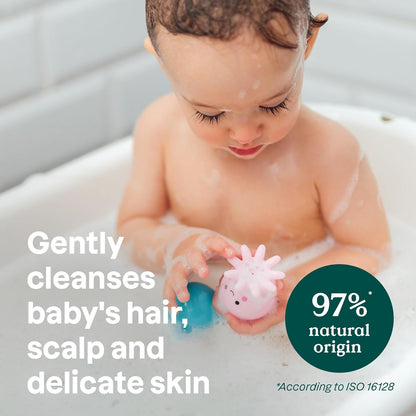 ATTITUDE Baby 2-in-1 Shampoo and Body Wash, Made in Canada, EWG Verified, Dermatologically Tested, Vegan, Pear Nectar, 473 mL
