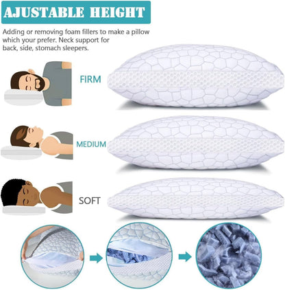 Upgrade Your Sleep with the QUTOOL Shredded Memory Foam Pillow