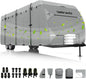 Umbrauto Class C RV Cover Fits 29-32’, Class C Motorhome Camper Cover, Heavy Duty 7 Layers Top Windproof Breathable RV Cover with 3Pcs Extra Straps, Adhesive Repair Patches, 6 Gutter Covers