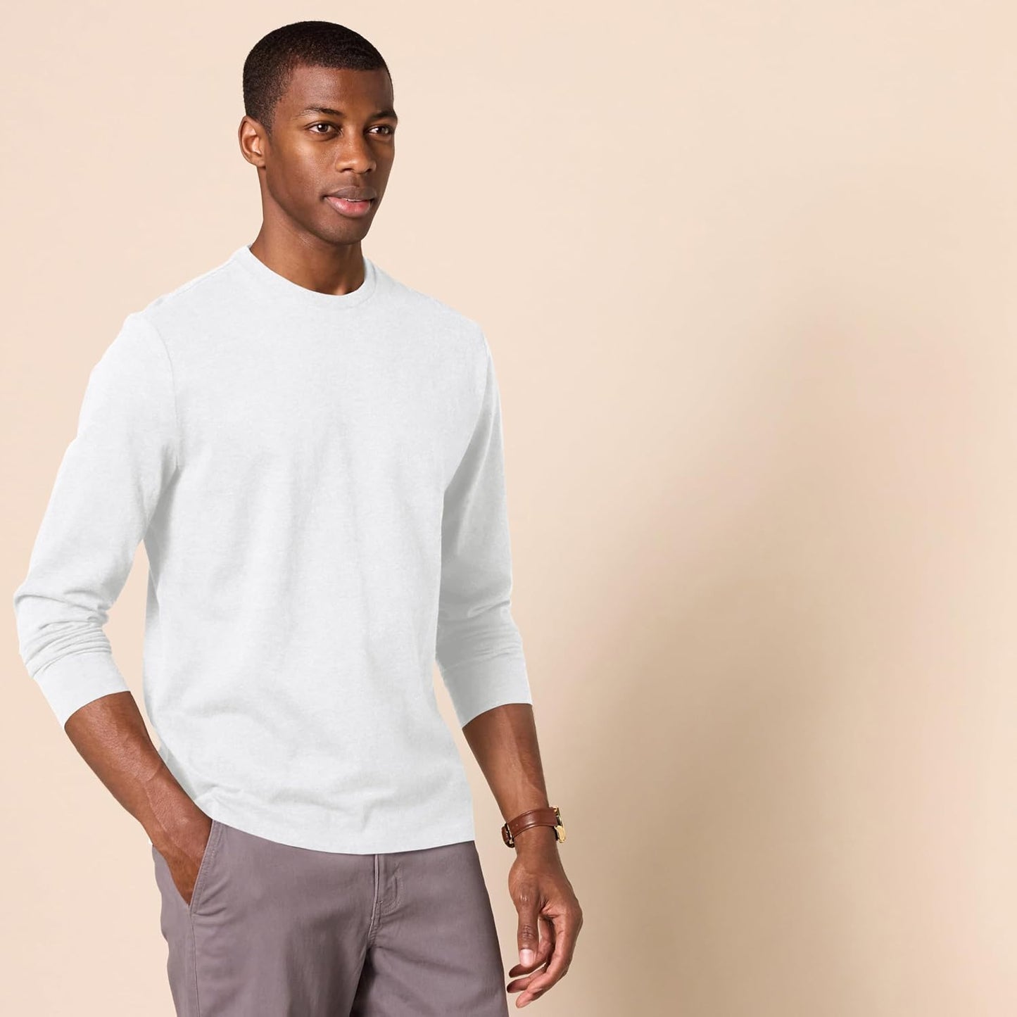 Amazon Essentials Mens Slim-Fit Long-Sleeve T-Shirt