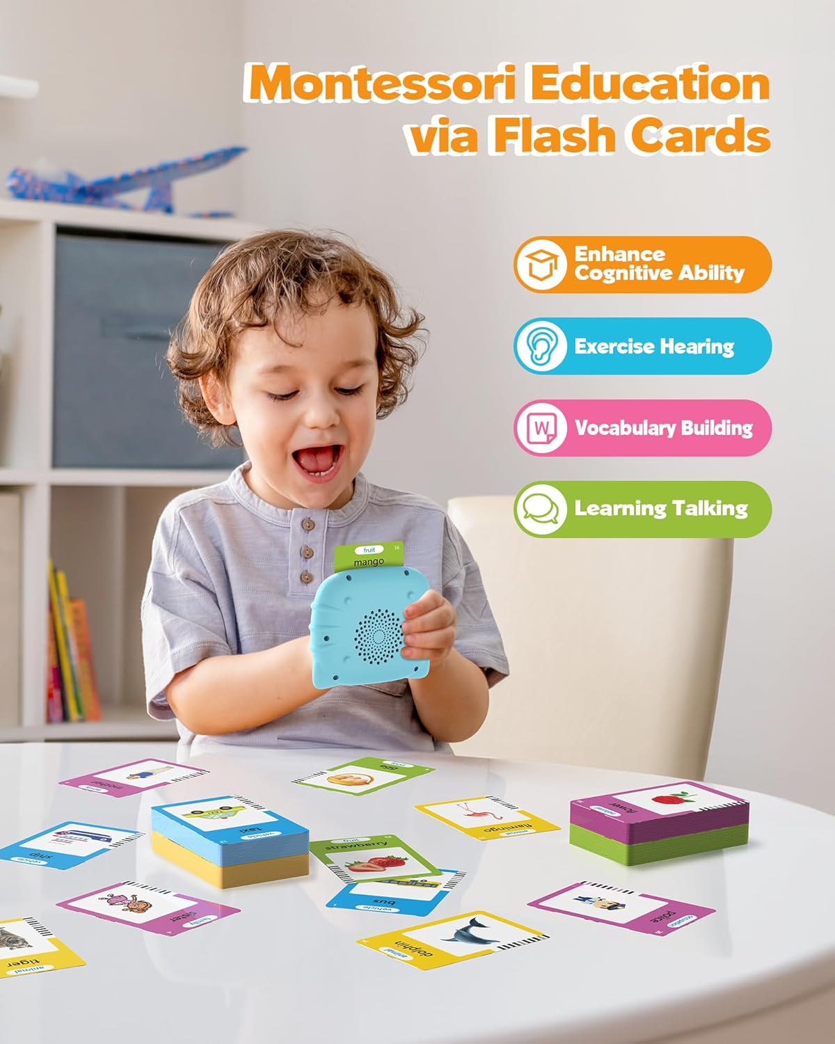 Airbition Talking Flash Cards for Toddlers: A Fun and Educational Learning Companion