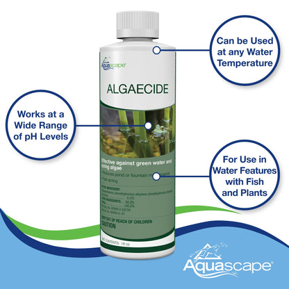 Aquascape Algaecide for Pond, Waterfall, and Water Features, 2.5-Gallon, 96053