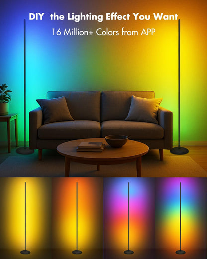 Vexinat LED Corner Floor Lamp Review: A Smart Lighting Game-Changer