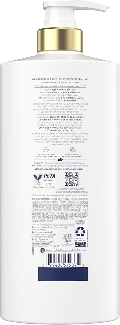 Dove Intensive Repair Shampoo für geschädigtes Haar mit flüssiger Bio-Protein-Pflege, 828 ml