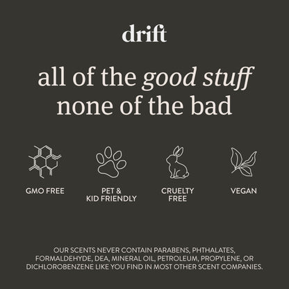 Drift Car Air Freshener - Wood Air Freshener - Car Odor Eliminator - Teak Scent Starter Kit