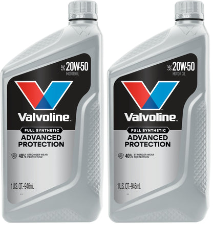 Valvoline Advanced Full Synthetic SAE 0W-20 Motor Oil 5 QT