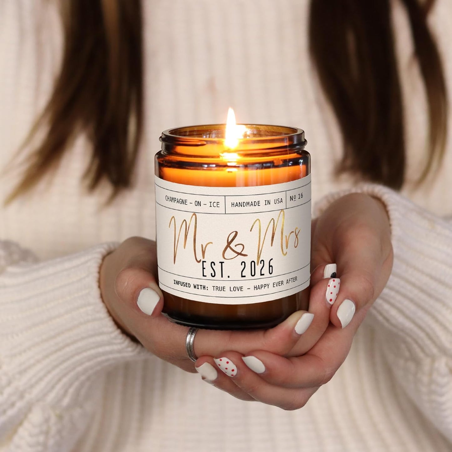 Mr. and Mrs. Est. 2026 Candle: A Thoughtful Gift for Newlyweds