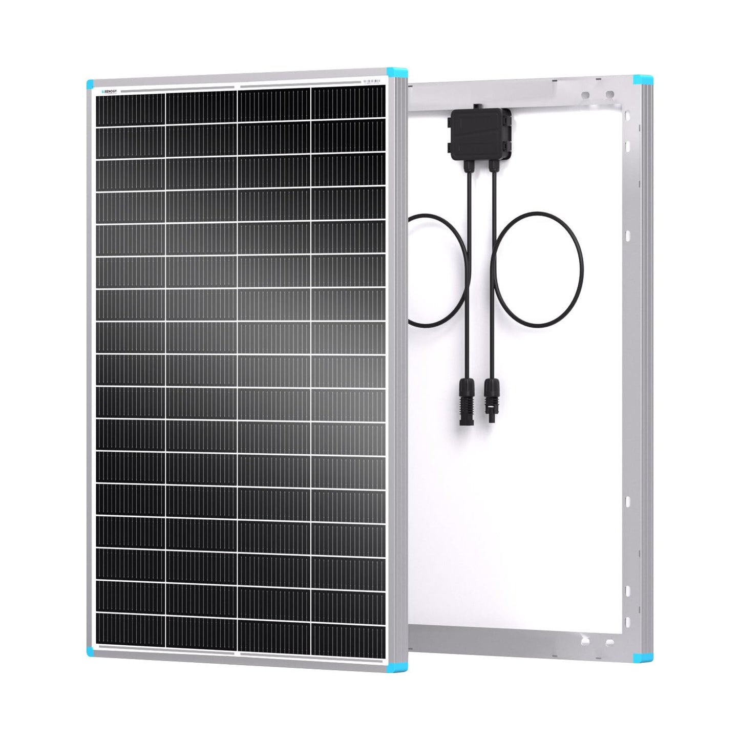 Renogy 100W Solar Panel N-Type, 12V 100 Watt Solar Panel 16BB 25% High-Efficiency, N-Type Solar Panels for RV Marine Boat Trailer Camper Rooftop Farm and Other Off-Grid System